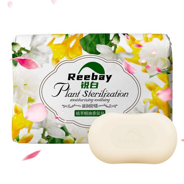 Reebay coconut milk antibacterial skin eco-friendly flower extract oil washing bath soap