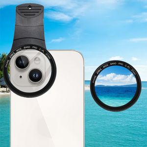 Filter Universal Circular Polarizer Lens Filter Cell Phone Lens Accessory Kit Includes CPL Lens and Clip 37mm CPL