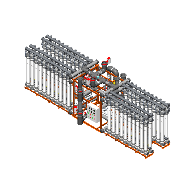 Scinor Manufacturing Plant Industrial Underground Water Pvc Reverse Osmosis Purification System