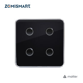 Huizhou Zhimei Interconnection Technology Co., Ltd. Zemismart Matter over Wifi Smart Touch Switch 1 2 3 4gang touch switch Compatible Voice Control SmartThings App Control