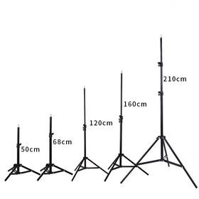 50cm 68cm 110cm 160cm 210cm Camera Tripod For Phone,Ring Light With Tripod Stand