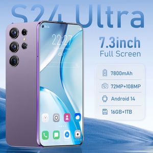 New S24 Ultra Phone Global Version Smartphone 16GB+1TB Android Cellphones Original Unlocked 5g Gaming Mobile phones