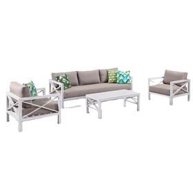 Modern aluminum metal frame outdoor lounge corner sofa patio furniture garden sofa sets