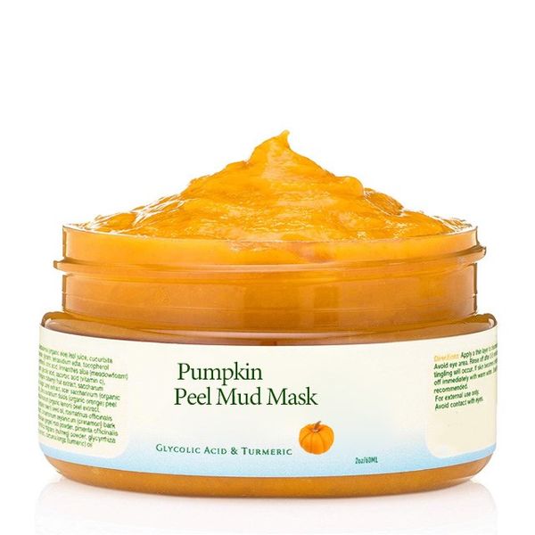 Free Sample Naturals Pumpkin Honey Face Mask Whitening Vegetable Fruit Vitamin C Exfoliating Clay Mud Mask For Acne