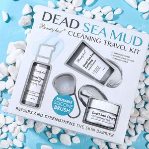 2024 New Wholesale Dead Sea Mud Cleaning Travel Kit - Shrinking Pores, Oil Control, Refreshing Skin Care Set For Men And Women