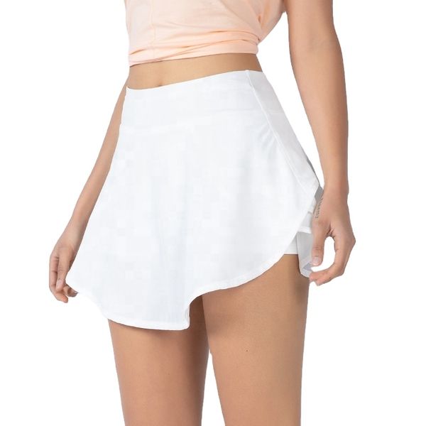 Custom Tennis wear outdoor training women's elastic waist tennis skirt breathable fitness clothing