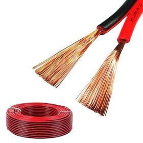 Audio Cable Type and Transparent Red Line or Blue Line Black Red Color Flat Speaker Cable