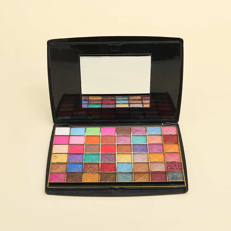 Yiwu Shuni Cosmetics Co., Ltd. Factory wholesale fashion professional makeup 48 color high gloss eye shadow box waterproof special eye shadow palette