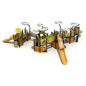 PE Board mini amusement park ride equipment kids play area outdoor playground wholesale game zone