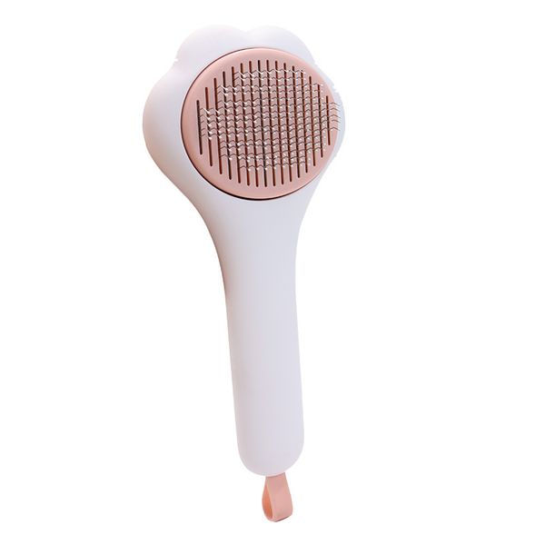 Cat's Paw Shape Pet Hair Remover Rabbits Dog Cat One Key Self Cleaning Hair Brush Pet Grooming Comb