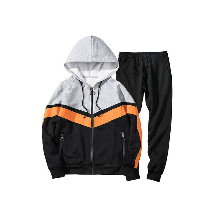 Best Design Customized High Quality Casual Pullover Sweatshirt Pants Two Piece Set Cool Streetwear Couple Jogger Men Track Suit