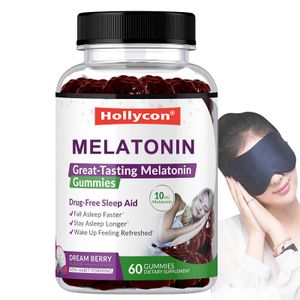 OEM Private Label Vegan Supplements Gummy Candy Promotes Relaxation and Sleep Melatonin Gummies