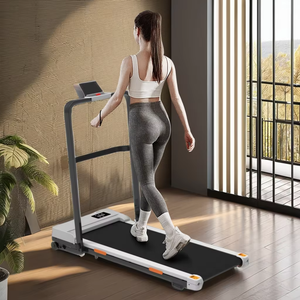 Gymbopro High Quality Slim Electric  Walking Pad Foldable Treadmill with Add-On Handrails for Home Gym