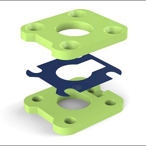 Test Cell for XRD + XRF Analysis