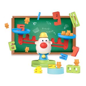 Reindeer Balance Math Games - STEM Toys for 3 4 5 Year olds Cool Math Educational Kindergarten - Number Learning counting game
