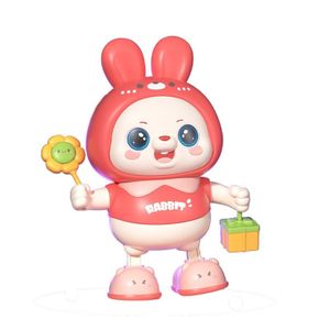 2024 New Rabbit Cute Cartoon Montessori Baby Sensory Toys Electric Singing Dance Children Early Educational Toys