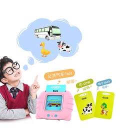 Custom Electronic Educational Early Childhood Education Learning Toys Sight Words Feelings Flash Cards With Sound Effects