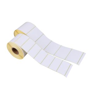 High Quality Wholesale 50mmx25mm Self-adhesive Thermal Labels Supermarket Custom Sticker Adhesive Direct Thermal Labels