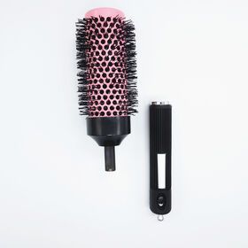 Round Plastic Nylon Brush Blow Out Detachable Brush Set Ceramic Ionic Hair Brush