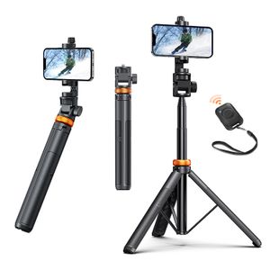 Wholesale Portable New Tripod Stand for Mobile Phone Professional Tripod for Selfie Stick Stand for live streaming for Travel