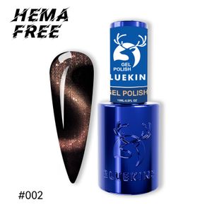 BLUEKINS Hema Free New Private Label Organic Magnetic Uv Led Gel Rose Red Color Magnet Diamond Cat Eye Nail Gel Polish