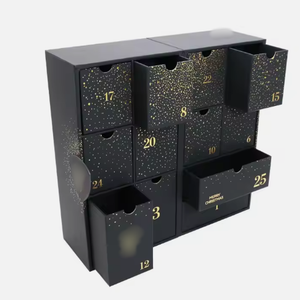 Unique High End Cosmetics Paper Packaging Gift Calendar Box, Custom Logo, Perfume Gift Box