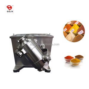 Lab 200L Rotary Rotating Drum 3D Mixer Blender Food Salt Starch Cereal Dry Powder Spices Powder Leaf Mixing Machine