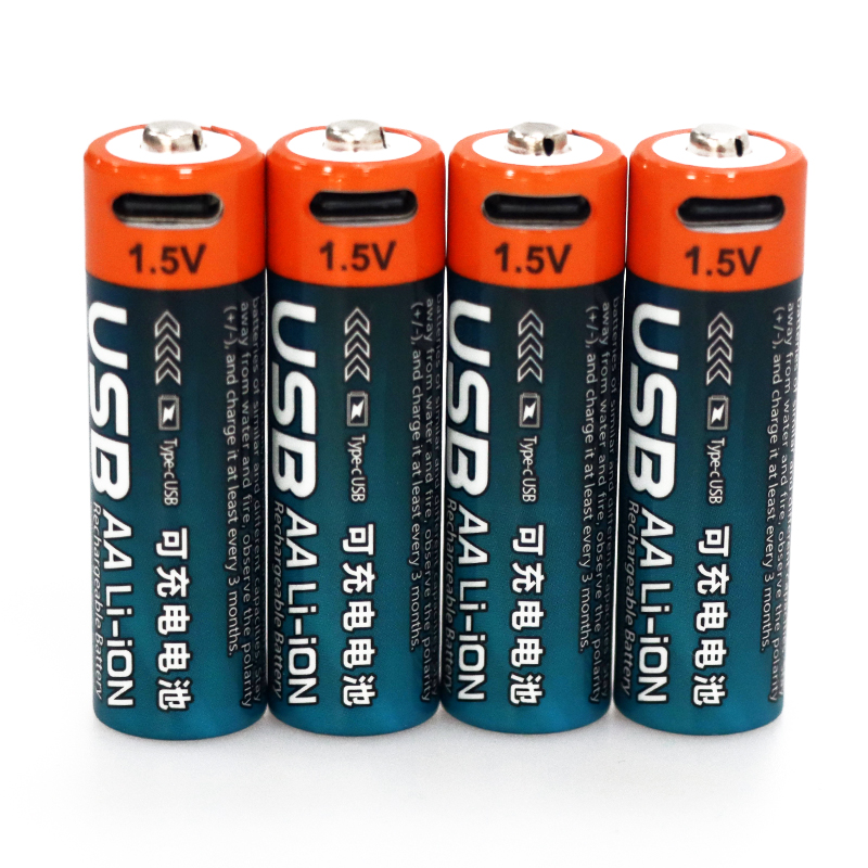 Lithium Battery Rechargeable Icr 18650 3.7v 2000mah 3400mah 3500mah type c Usb Charging Battery flashlights