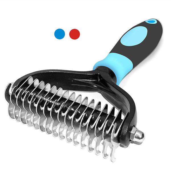 2023 Pet Grooming Brush Self Cleaning Automatically Dog Cat Slicker Brush Remove Dog Hairs Pet Comb