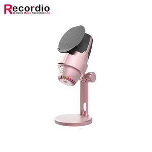 Factory Price M9 Desktop microphone RGB Recording live broadcast