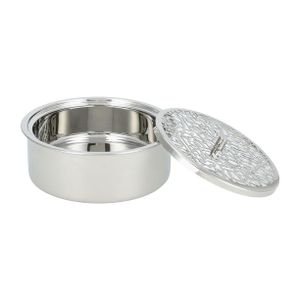 Handmade Decorative Food Serving Hot Pots For Hotel And Home Stainless Steel Casseroles Server Hotpot