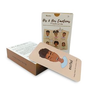 Wholesale Custom Personalized Design High Quality Thickened Gloss Laminated Kids Education Word Learning Flash Card Games