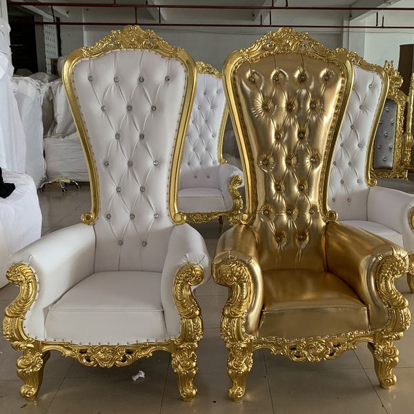 Queen King Vintage Throne Chair Home Office Sofa Chair Elegant Design Hotel Furniture