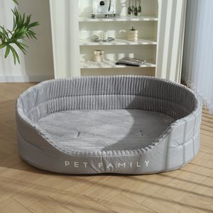 Orthopedic Pet Cradle Bed Thick Foam High-Wall Bolster