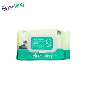 China Factory Bulk Alcohol Free Wet Wipes For Baby Skin Cleaning Mild Baby Wipes 80 PCS