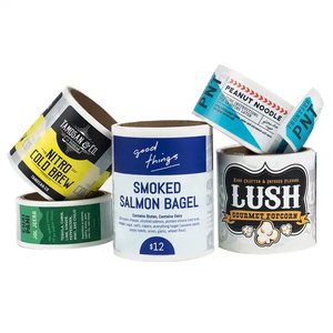 Custom Printed Roll Waterproof Synthetic Paper Milk Bottle Label Sticker