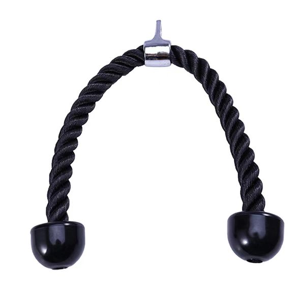 Gym Equipment  Tricep Rope 70cm Non slip Nylon Multi Workout Gym Factory Wholesales Long Wire Triceps Rope