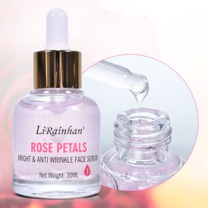 Skin Care Private Label OEM Organic Rose Petals Reduce Wrinkle Hyaluronic Acid Facial Serum Vitamin c Niacinamide Face Serum