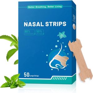 2024 Wholesale New Products Nasal Strips for Better Sleep or Exercise | 30-Pack Nose Strips Congestion Relief