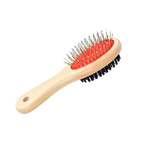 Double Side Dog Grooming Comb Hair Beauty Clean Tools Wooden Pet Double-sided Comb