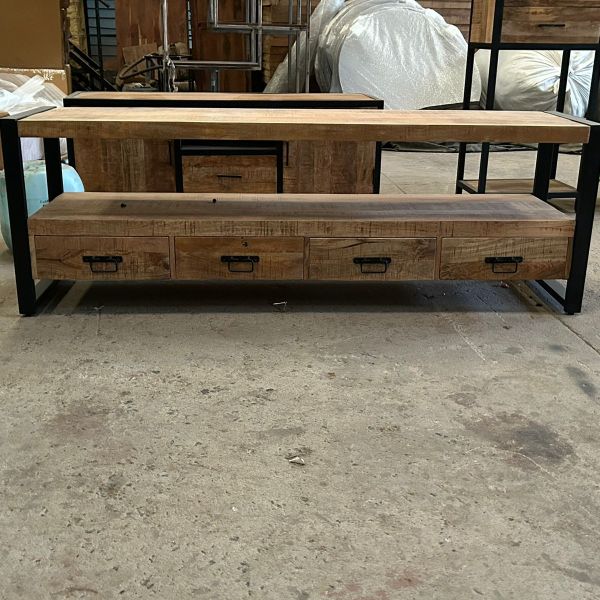 Manufacture Wooden TV Unit Table Cabinet Design Living Room Home Office Furniture Desk Antique LCD TV Stands for Sale