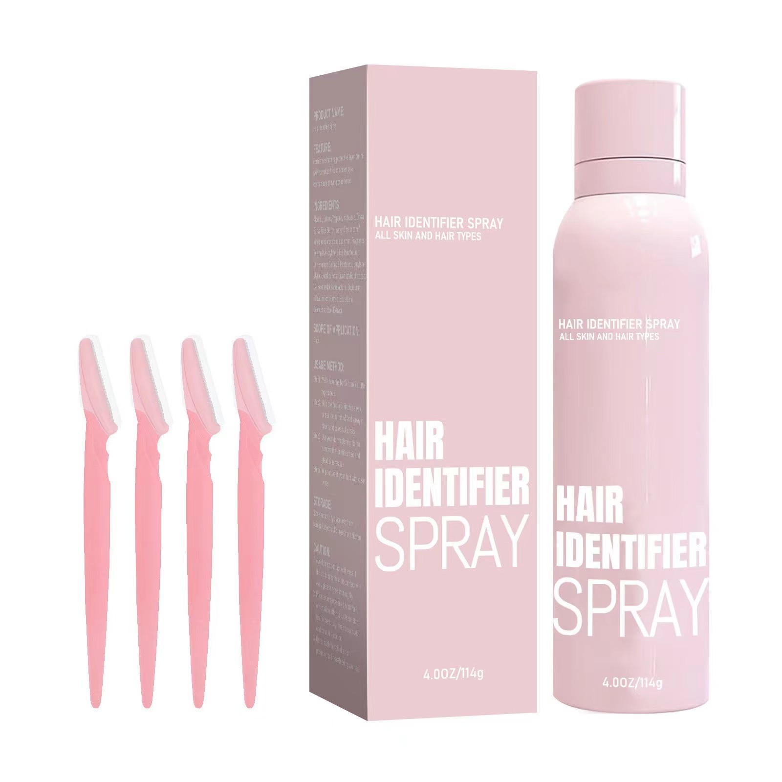 Guangzhou Baiyun District Yongping Xindi Trading Firm (Individual Business Owner) Hair Identifier Spray for Face Shaving Body Skin Care and Face Identifier Spray for All Skin And Hair Types