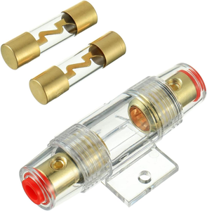 Bevenbi 4-8 Gauge AWG Fuse Holder 100A Fuses for Car Audio, Alarm, Amplifier, Compressors, Waterproof Inline Fuse Holder