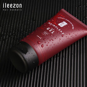 ileezon China supplier extra strong hold men hair gel without alcohol hair gel men