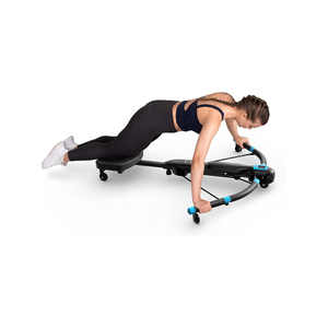wellshow  Fitness Equipment for Beginners with Bounceback Folding Waist Trainer Strength Training and  Body Core Exercises