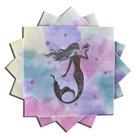 20pcs Hot stamping printed paper towels set Holiday party decorations party supplies disposable hot stamping printed napkins