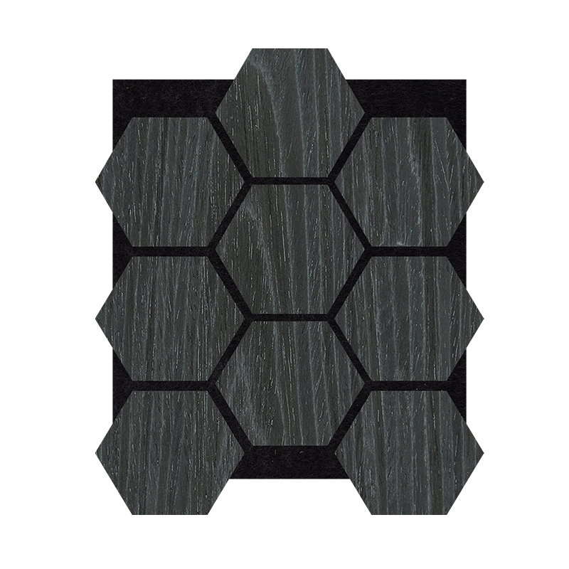 Hexagon Oak Acoustic Panel Wall Soundproofing Akupanel Slat Wooden Fiber Acoustic Panels