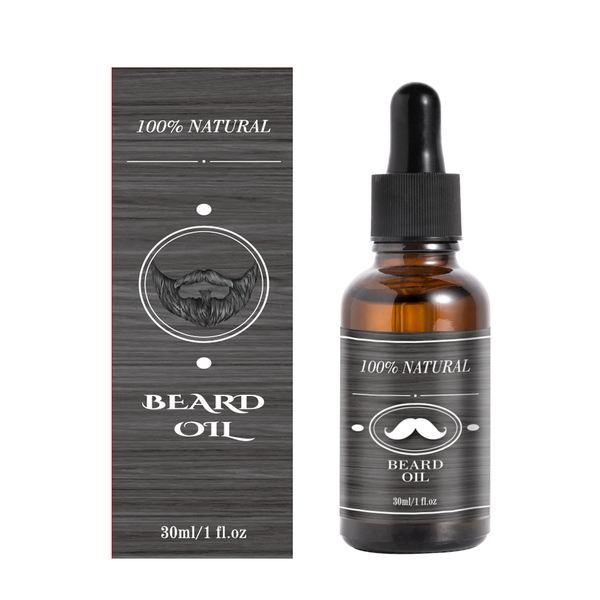 OEM Private Label Men's 100% Natural 30ml Growth Beard Oil Pure Essential Oil