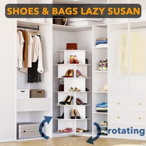 2024 Latest Durable Detachable Popular Children Hot Selling Style Christmas Black Friday Promotional 360 Rotation Shoe Rack