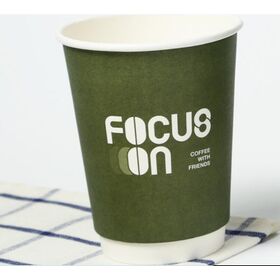 Biodegradable paper cup ,double wall cupcustomized printing ,compostable papercup,SGS certificate ,PE/PLA/water based.